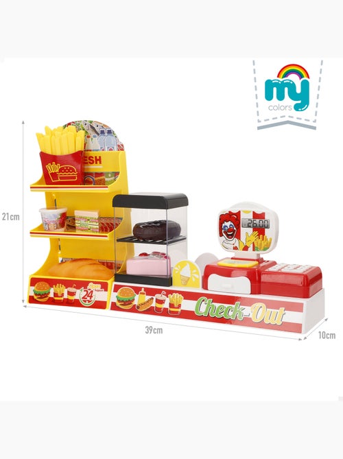 Mon supermarché de jouets à la maison avec accessoires, lumières et sons - Kiabi
