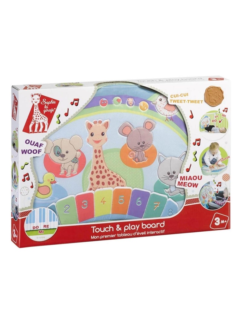Mon tableau d'éveil interactif Sophie la girafe : Touch et Play Board Multicolore - Kiabi