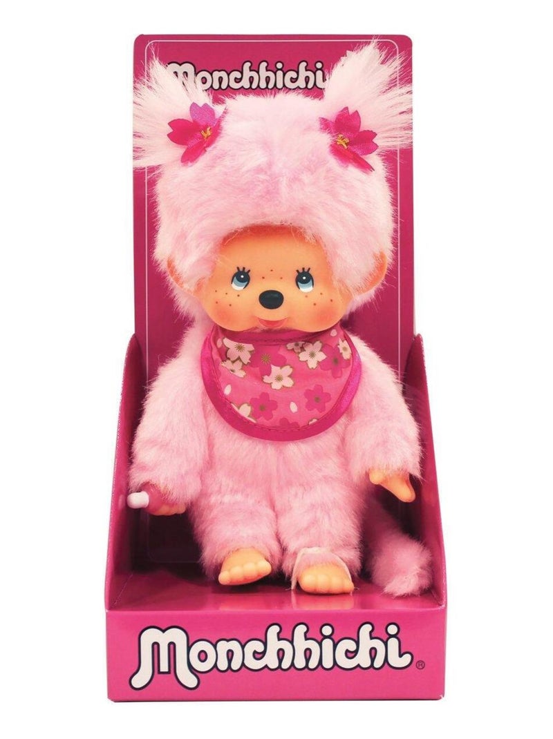 Monchhichi Pinky Sakura 20 cm Rose - Kiabi