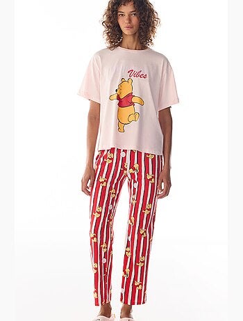 Monday vibes ensemble de pyjama à motif ours et manches courtes penti