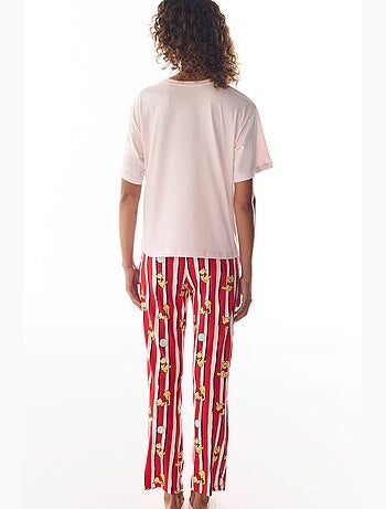 Monday vibes ensemble de pyjama à motif ours et manches courtes penti