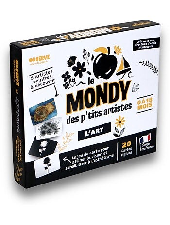 Mondy des Artistes - 20 cartes contrastées et en couleur