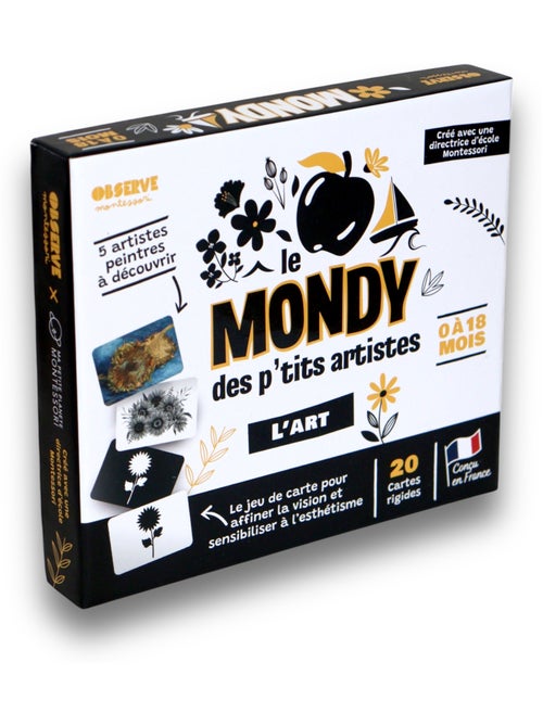 Mondy des Artistes - 20 cartes contrastées et en couleur - Kiabi