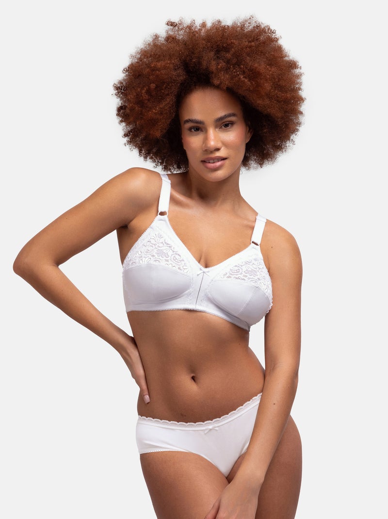 Monica bralette non rembourrée blanche Dorina Blanc - Kiabi