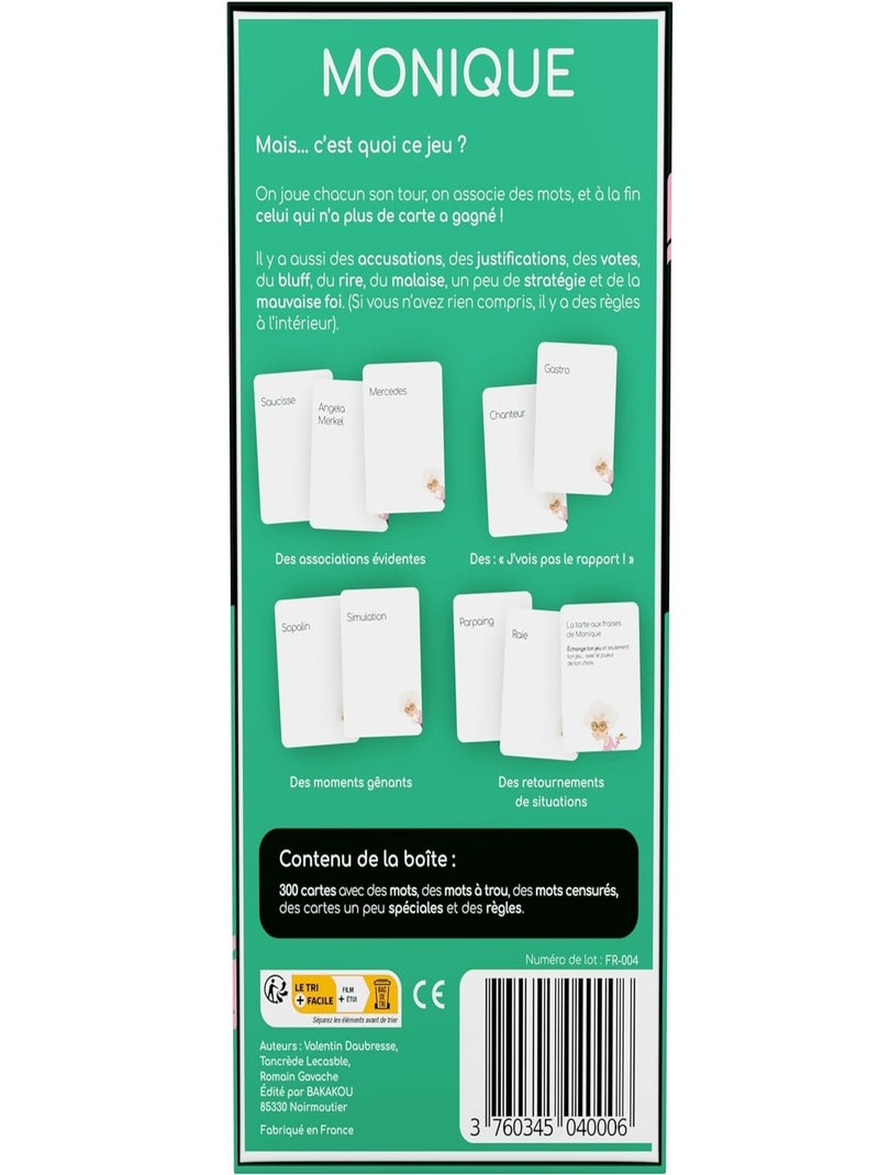 MONIQUE jeu d'ambiance Bleu - Kiabi