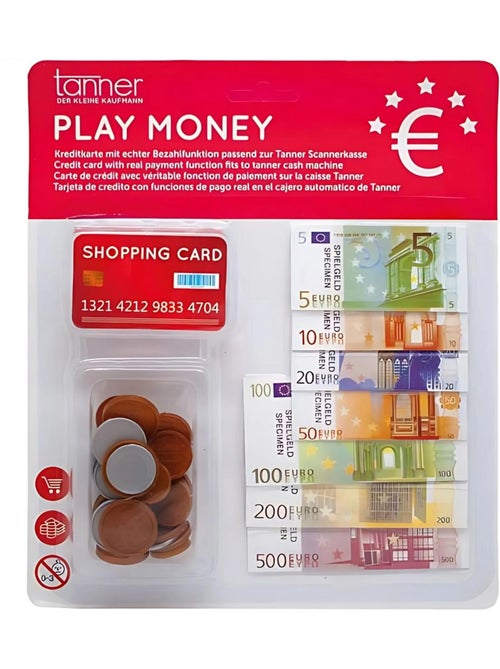 Monnaie factice en euros pour jouer - Kiabi