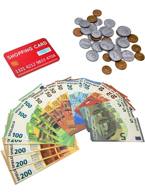 Monnaie factice en euros pour jouer - Kiabi