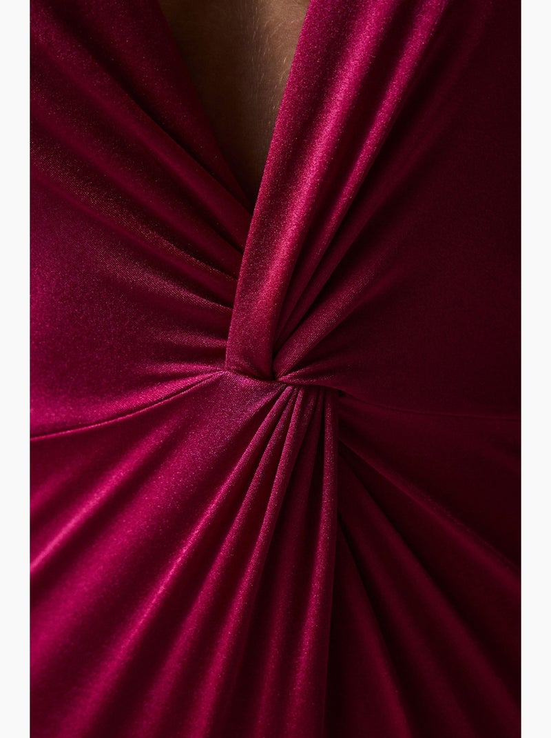 Monokini femme tricia penti Rouge bordeaux - Kiabi