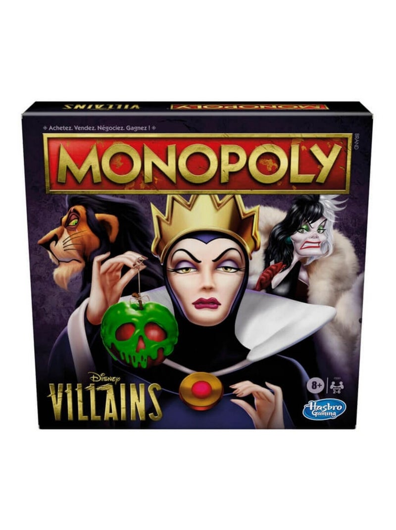 Monopoly - Disney Villains - Hasbro Multicolore - Kiabi
