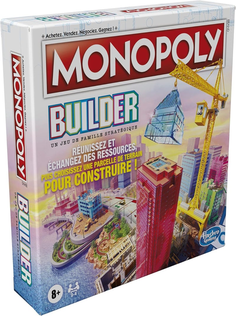 Monopoly Builder - Hasbro Gaming Multicolore - Kiabi