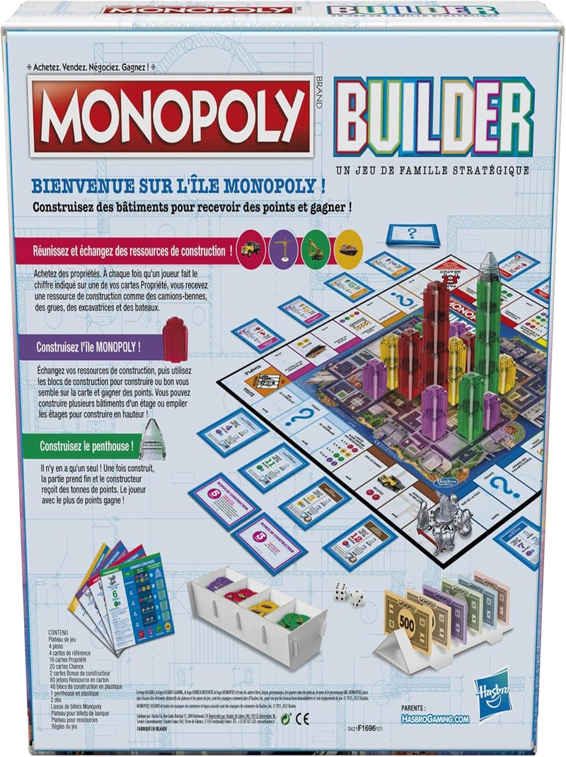 Monopoly Builder - Hasbro Gaming Multicolore - Kiabi