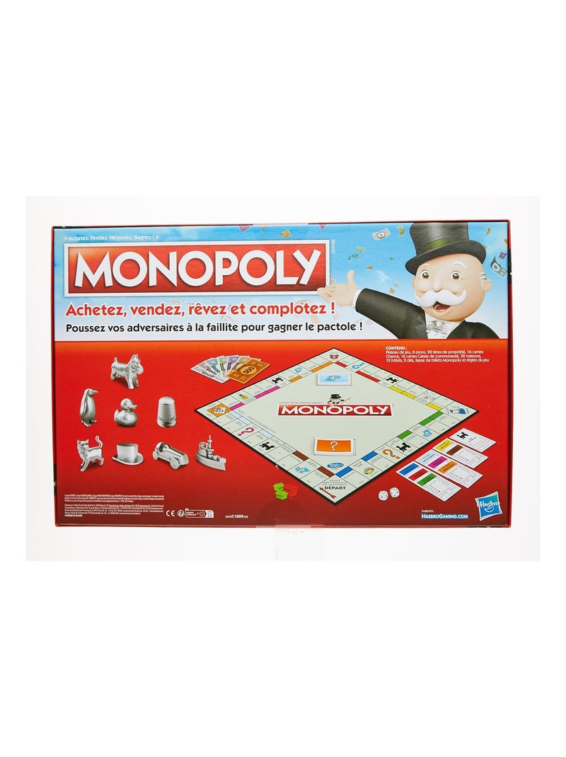 Monopoly Classique - Hasbro Gaming Multicolore - Kiabi