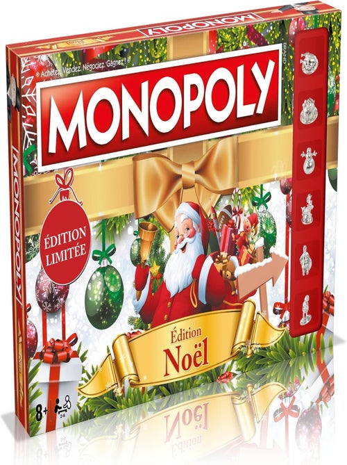 Monopoly De Noel - Winning Moves - Kiabi