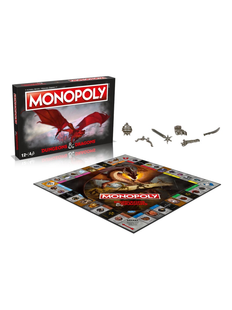 Monopoly Dungeons Et Dragons - Winning Moves Multicolore - Kiabi