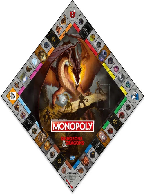 Monopoly Dungeons Et Dragons - Winning Moves - Kiabi