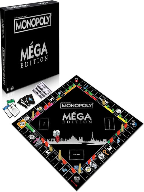 Monopoly Edition Mega - Winning Moves - Kiabi