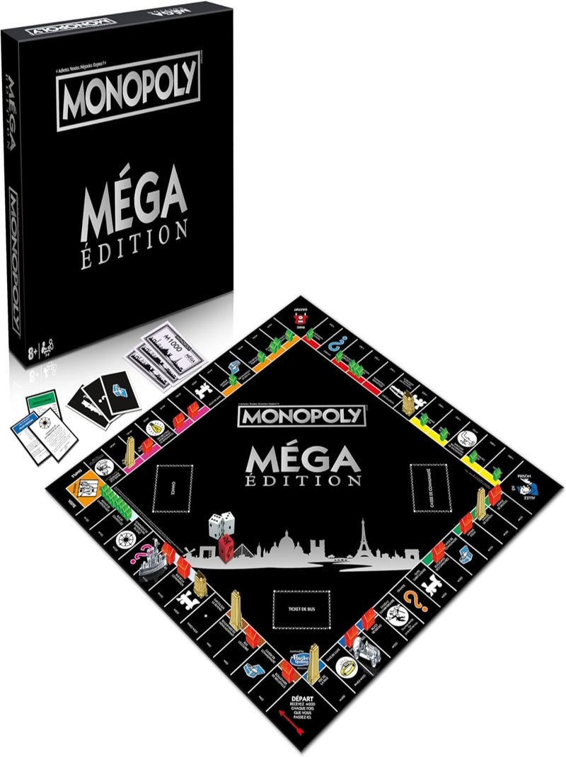 Monopoly Edition Mega - Winning Moves Multicolore - Kiabi
