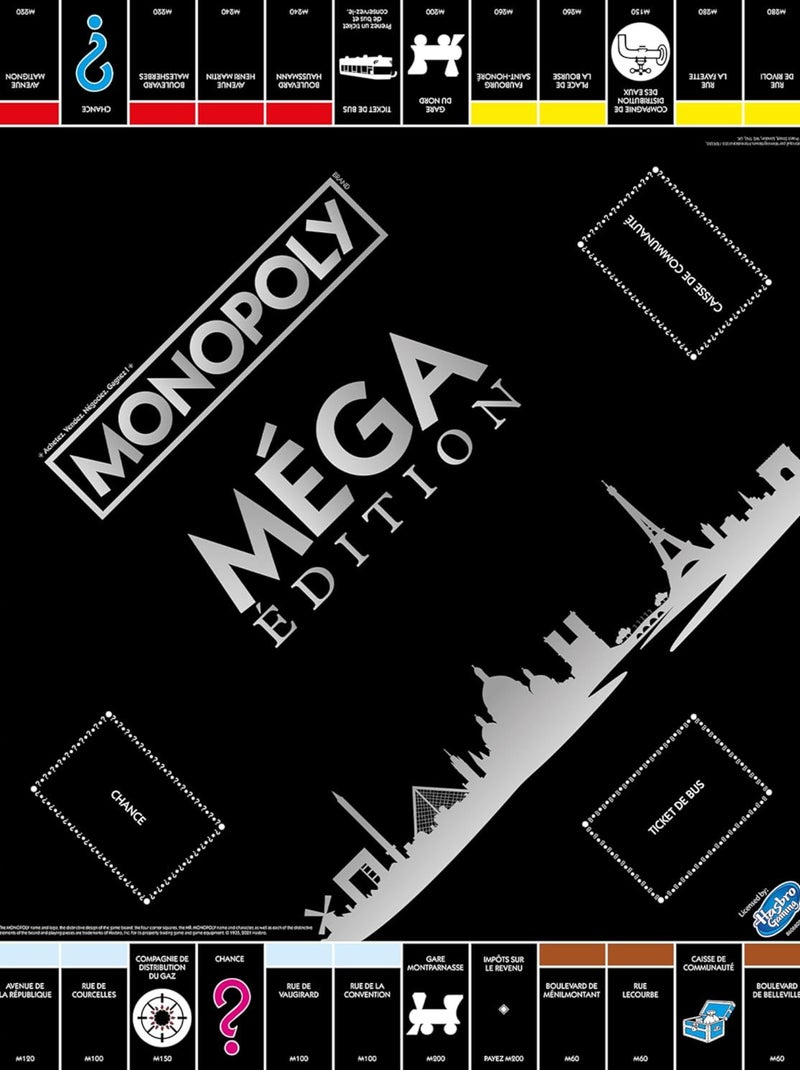 Monopoly Edition Mega - Winning Moves Multicolore - Kiabi