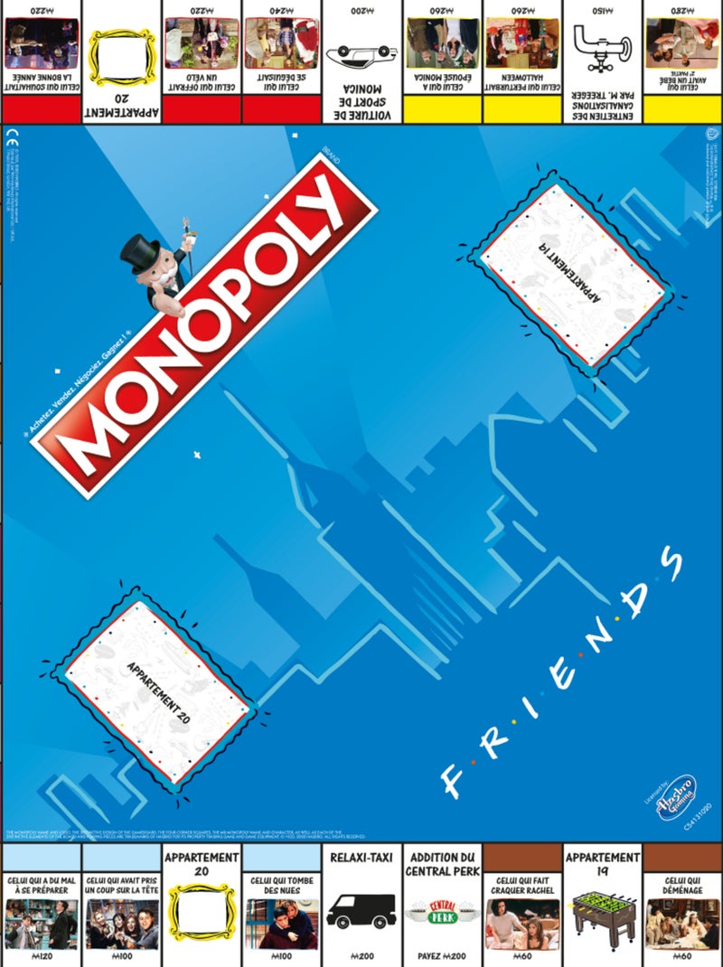 Monopoly Friends - Hasbro Gaming Multicolore - Kiabi