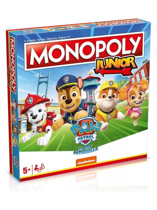 MONOPOLY JUNIOR LA PAT'PATROUILLE     NOUVEAUTE - Kiabi