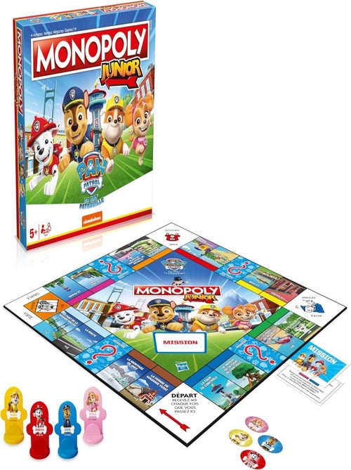 MONOPOLY JUNIOR LA PAT'PATROUILLE     NOUVEAUTE - Kiabi