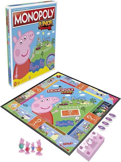 Monopoly Junior Peppa Pig - Hasbro Gaming - Kiabi