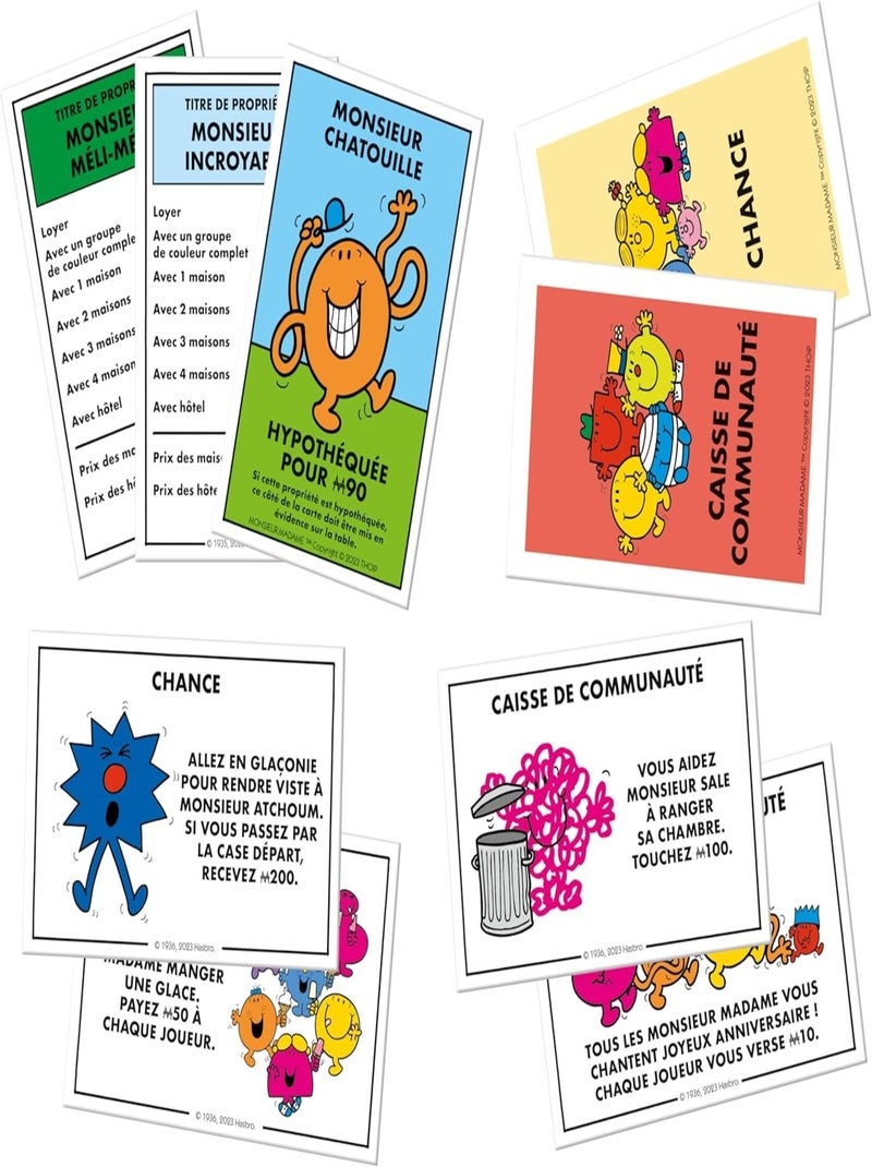 MONOPOLY MONSIEUR MADAME     NOUVEAUTE Multicolore - Kiabi