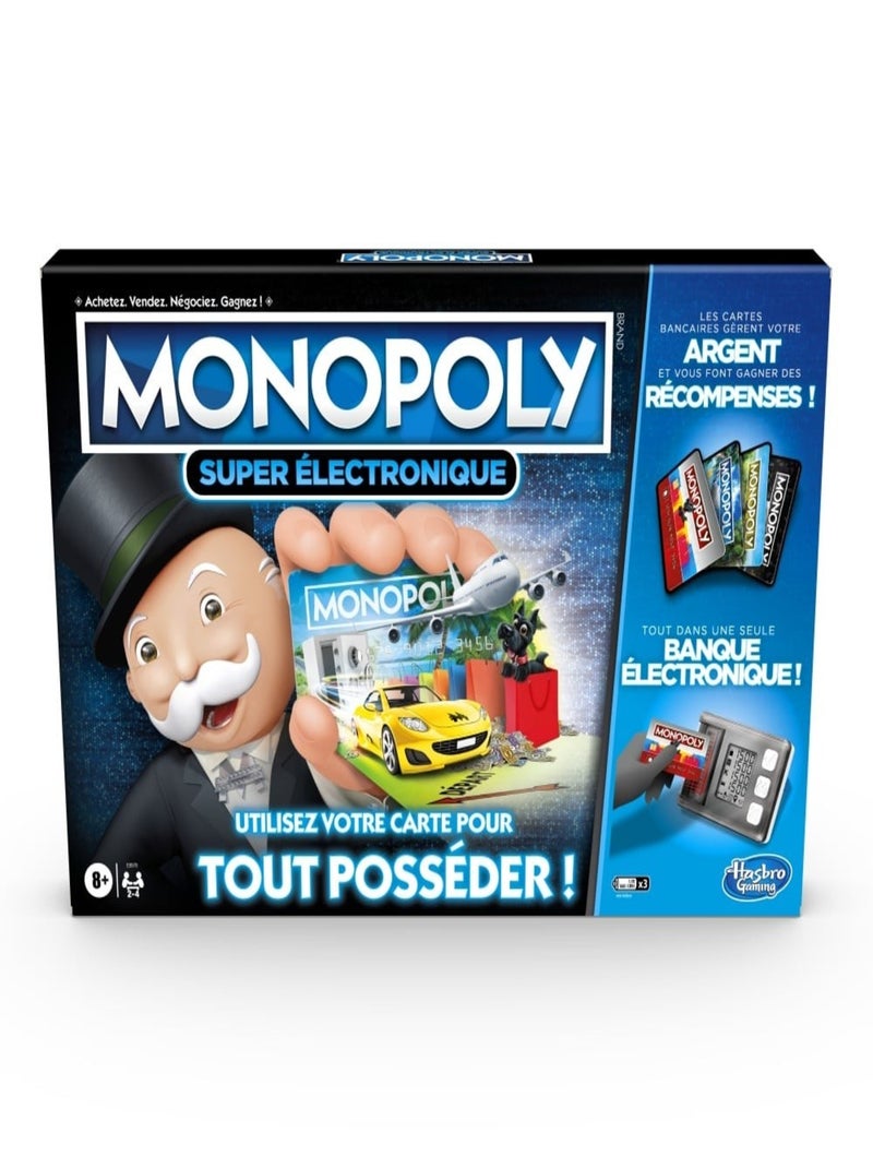 Monopoly Super électronique - Hasbro Gaming Multicolore - Kiabi