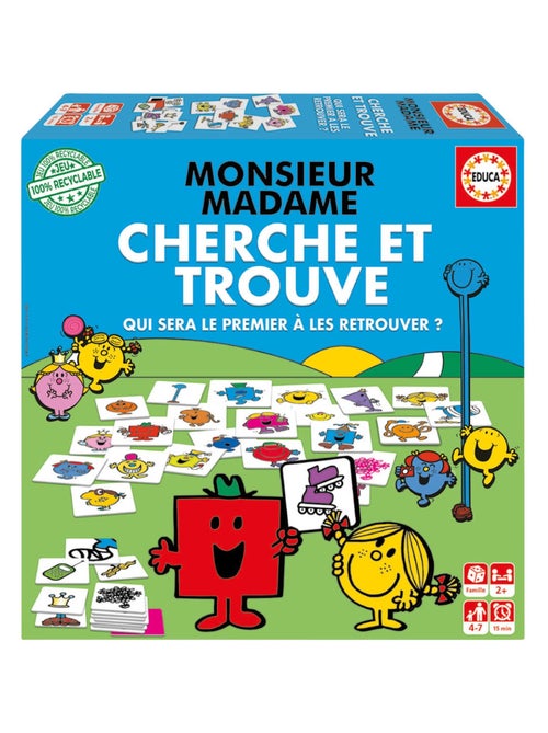 Monsieur Madame Cherche Et Trouve - Educa - Kiabi