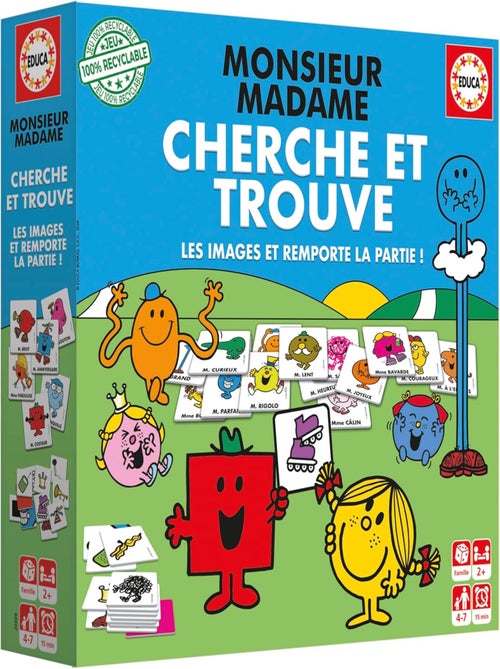 Monsieur Madame Cherche Et Trouve - Educa - Kiabi
