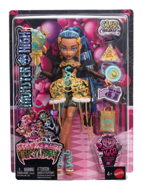 Monster High - Anniversaire poupée Cleo de Nile monstrueux - Kiabi
