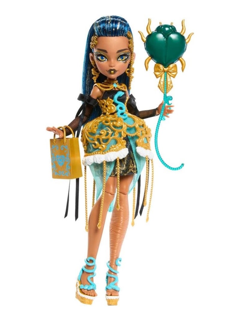 Monster High - Anniversaire poupée Cleo de Nile monstrueux Multicolore - Kiabi