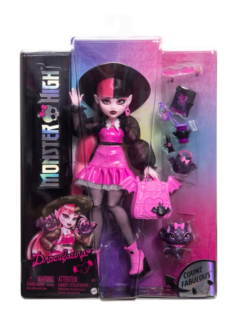 Monster High-Draculaura-Poupée Violet - Kiabi