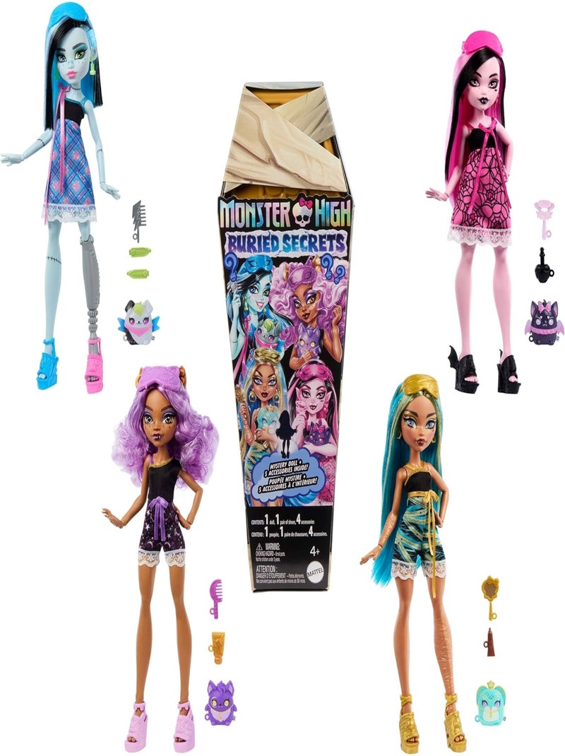 Monster High Secrets - Coffret poupée et accessoires Multicolore - Kiabi