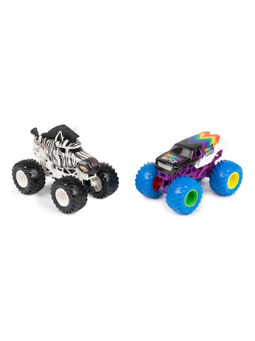 Monster Jam - Pack de deux v?hicules DIE CAST 1:64 - Kiabi