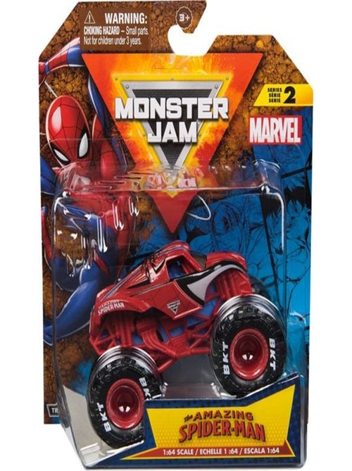 Monster Jam - Vehicule Marvel 1:64 Monster Jam s?rie 2 - Mod?le al?atoire - Kiabi