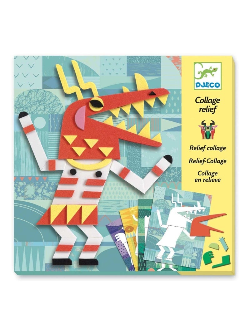 Monsters gallery collage relief Multicolore - Kiabi