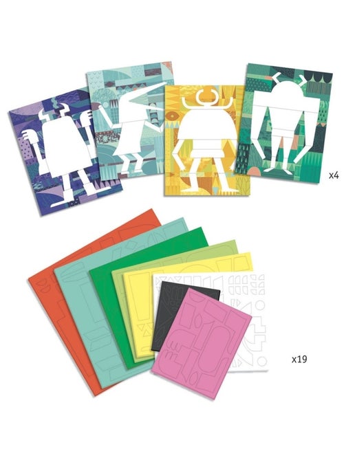 Monsters gallery collage relief - Kiabi