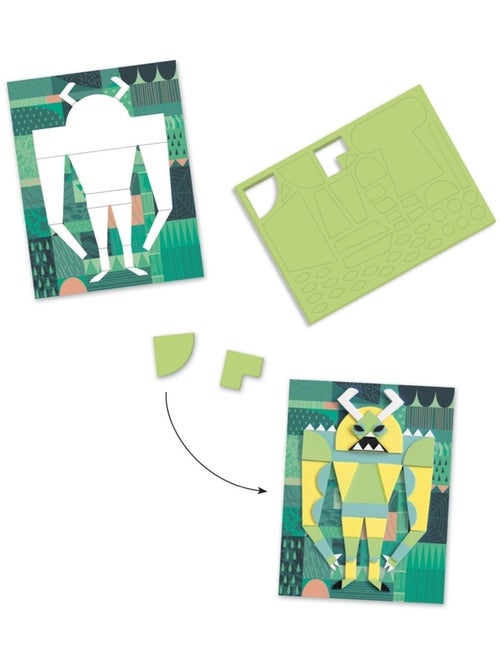 Monsters gallery collage relief - Kiabi