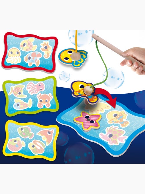 MONTESSORI BABY BOIS FISH FUN "pêche à la ligne magnétique" - Kiabi