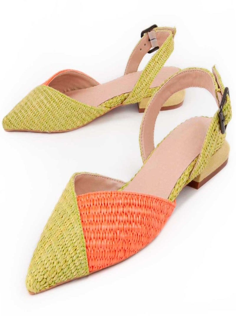 Montevita Ballerine Baleri2 Vert - Kiabi
