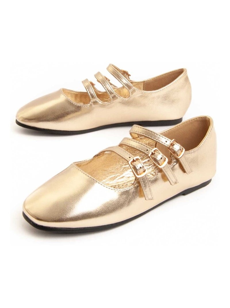 Montevita Ballerine Ballekid Doré/or - Kiabi