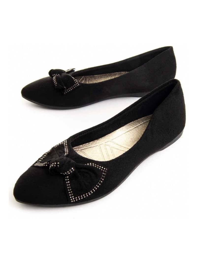 Montevita Ballerine Balleri Noir - Kiabi