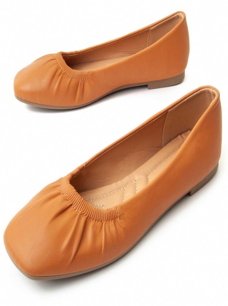Montevita Ballerine Balleri3 Marron - Kiabi