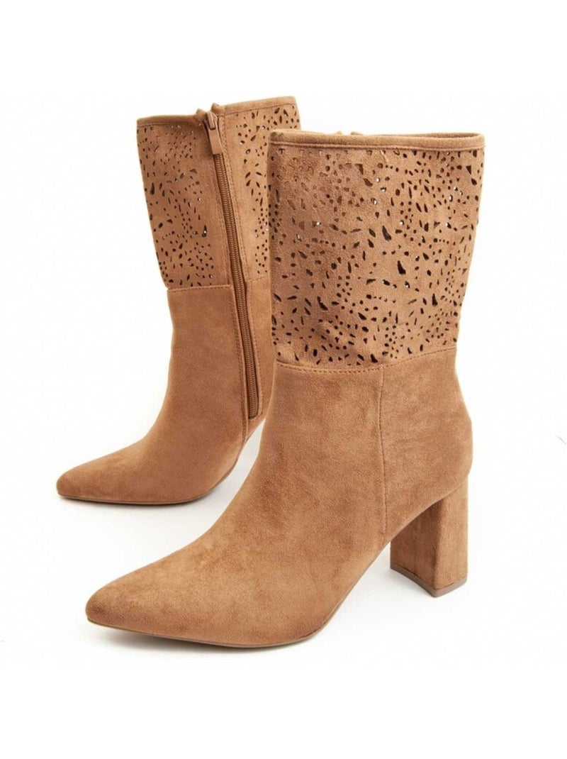 Montevita Botte À Talon Bereta Marron - Kiabi