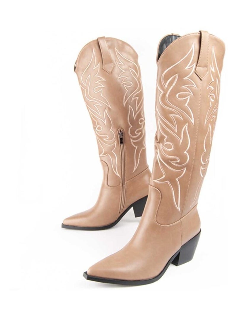 Montevita Botte À Talon Botarey Beige - Kiabi