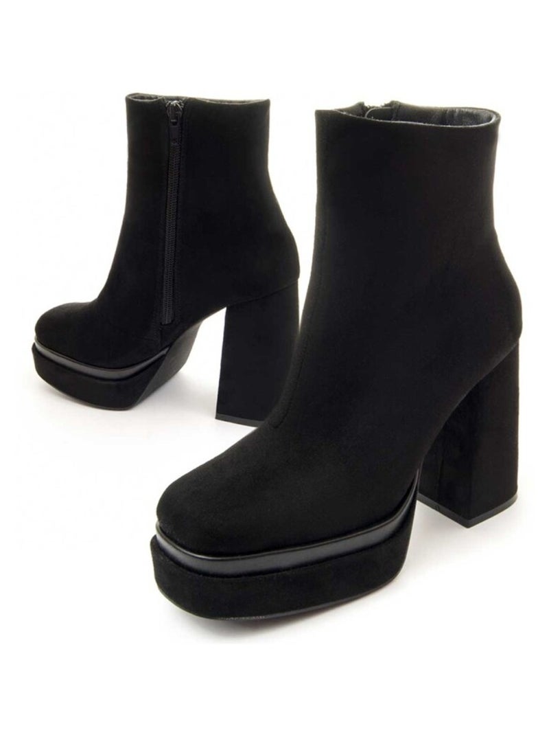 Montevita Botte À Talon Botint7 Noir - Kiabi