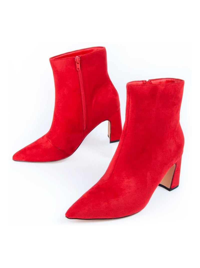 Montevita Botte À Talon Botirey5 Rouge - Kiabi