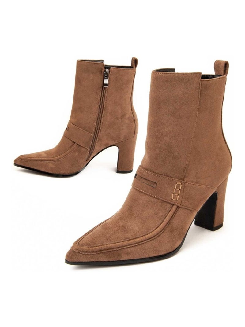 Montevita Botte À Talon Caria Marron - Kiabi