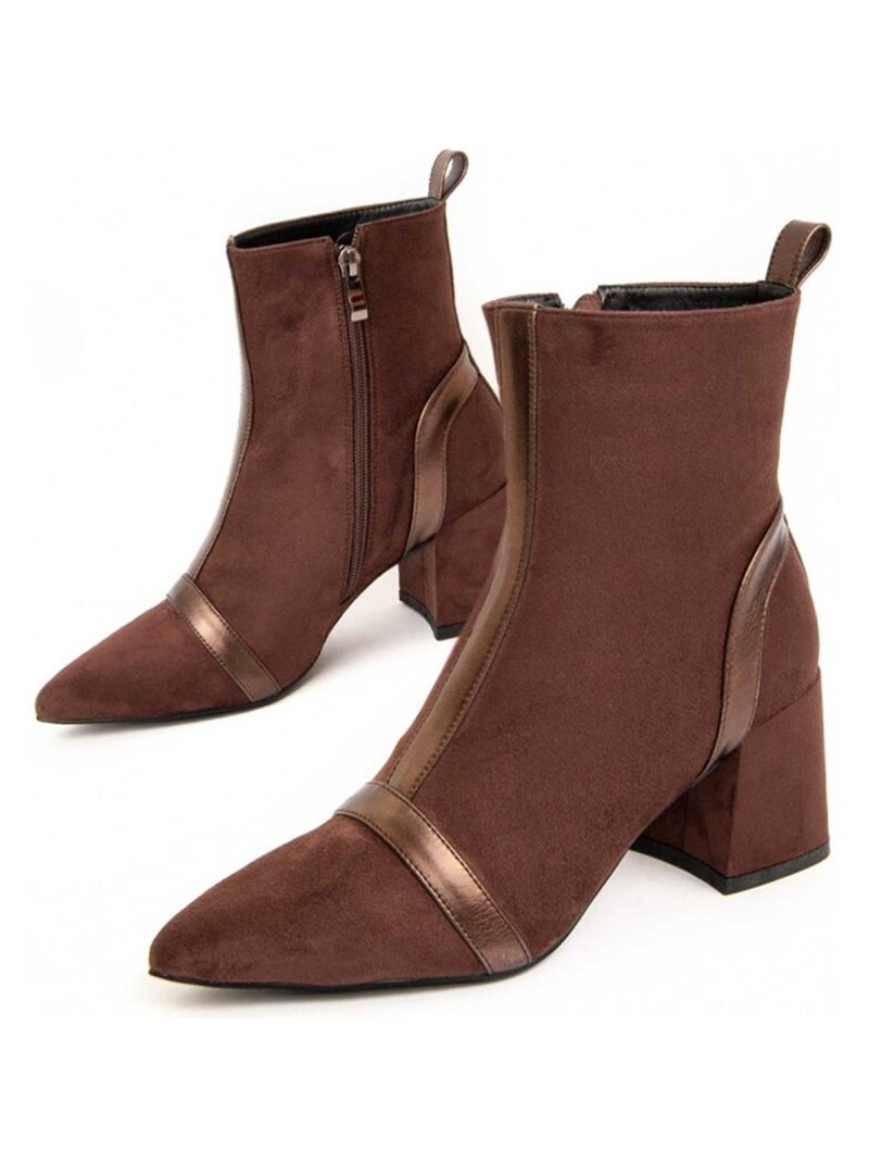 Montevita Botte À Talon Cella Marron - Kiabi